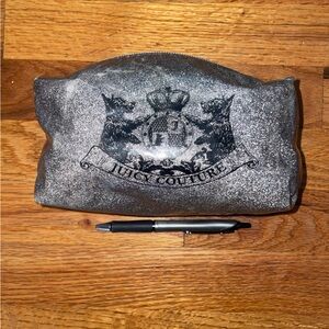 Juicy Couture Cream Logo Pouch